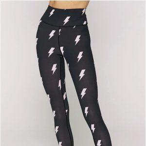 High waist lightning bolt legging